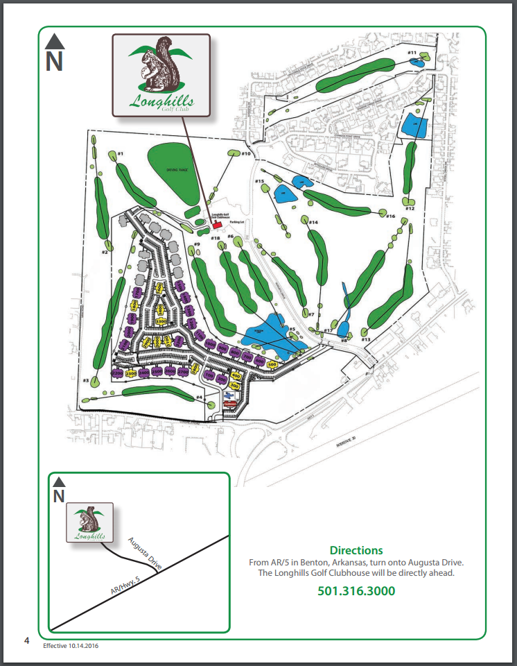 Course Layout Longhills Golf Course LLC